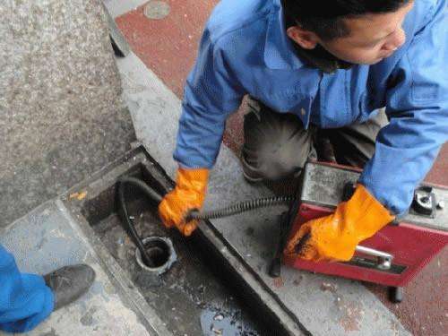 叶集疏通下水道